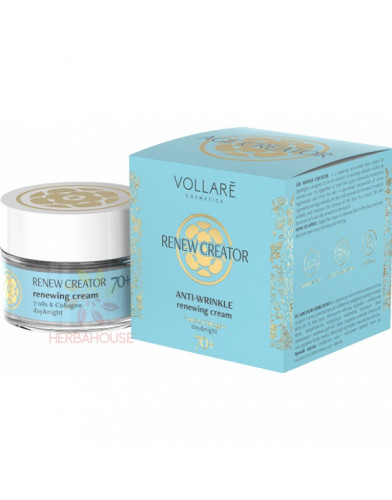 Vollare Cosmetics Age Creator Regenerating Anti-wrinkle Cream 60+, 50 ml Face cream